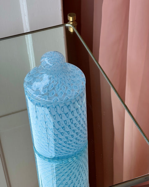 Vintage blue Murano bonbonniere