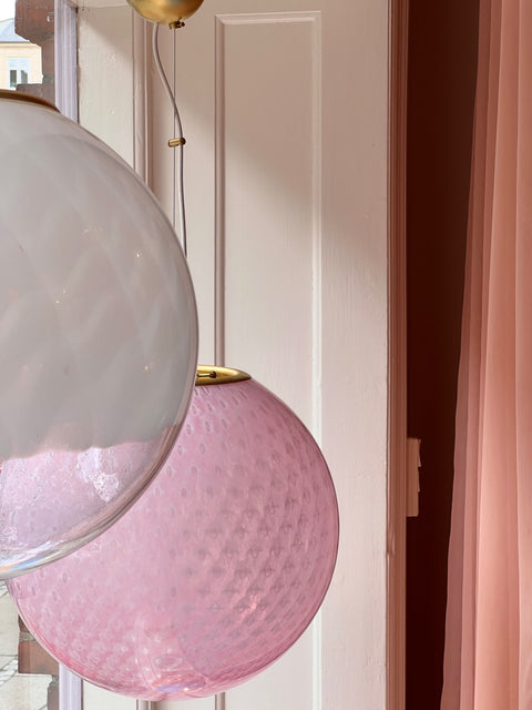 Ceiling lamp - Pink dotted (D40)