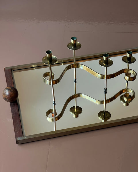 Vintage brass candle holder