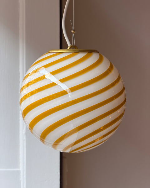 Candy ceiling lamp - Amber swirl (D20)