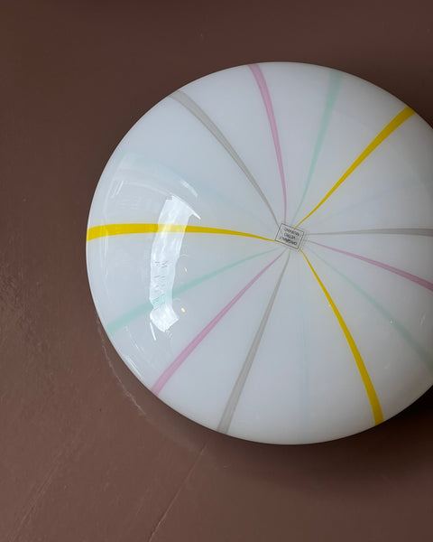 Vintage Murano multi-colored ceiling/wall lamp (D38)