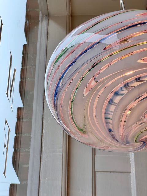 Vintage Murano Multi-coloured/transparent ceiling lamp (D45)