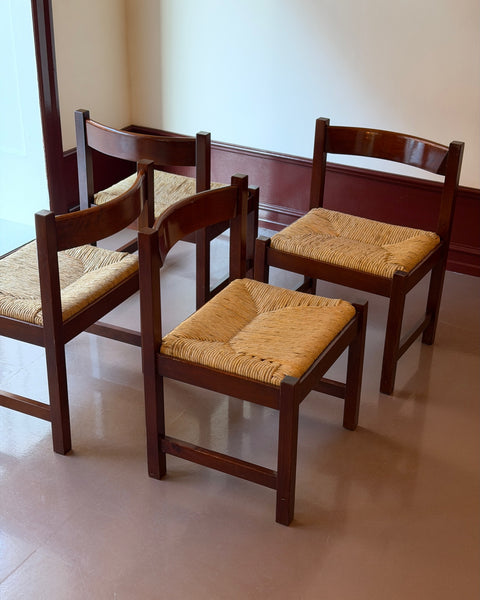 Torbecchia Chairs by Giovanni Michelucci for Poltronova (Set of 4)