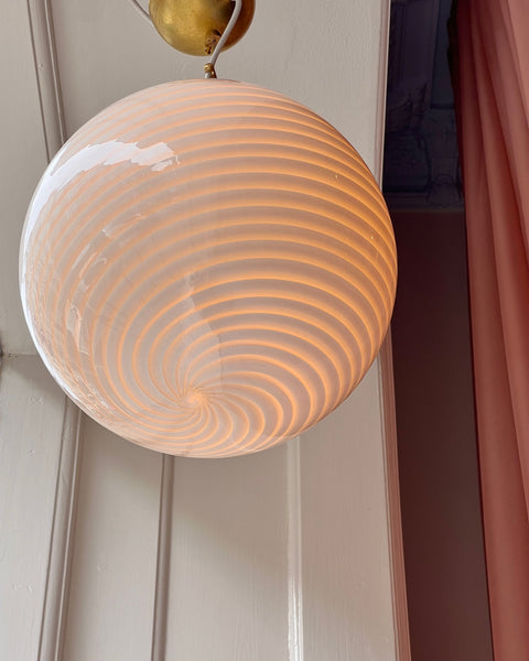 Ceiling lamp - Light yellow/cream swirl (D30)
