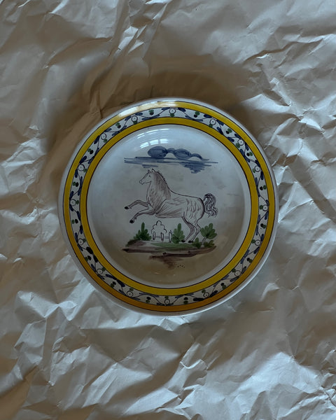 Vintage ceramic wall plate