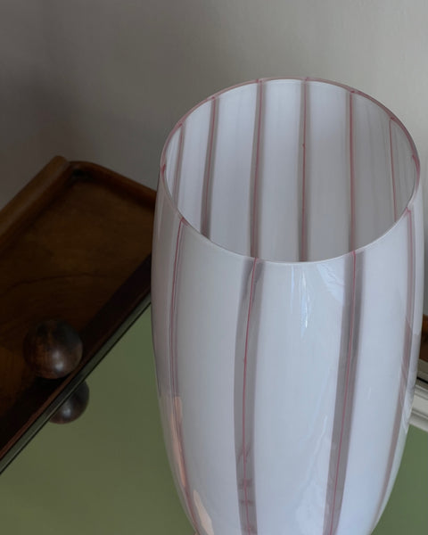 Vintage pink Murano vase