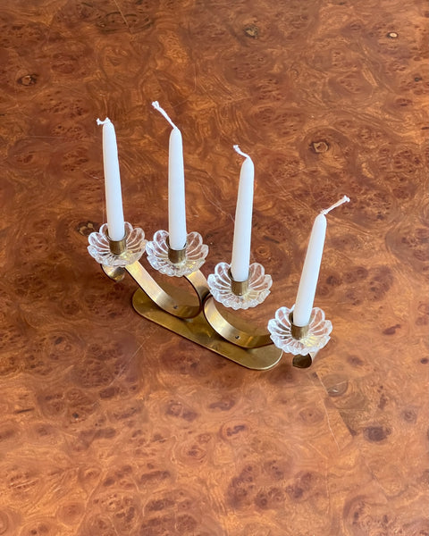 Vintage advent candle holder