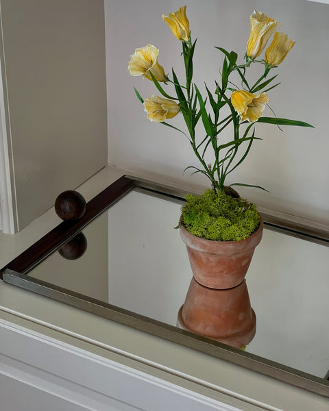 Paper flower ”Yellow Bellflower”