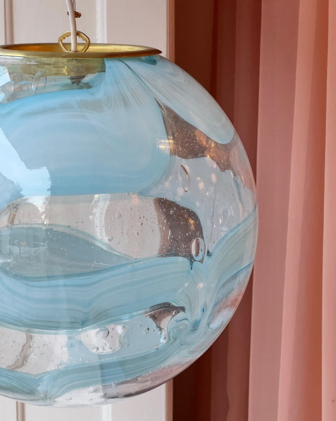 Ceiling lamp - Light blue / clear (D40)