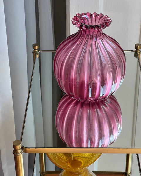 Vintage purple Murano vase