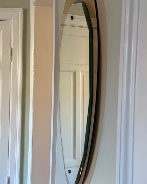 Vintage rose/pink Italian mirror