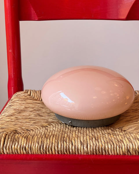 Vintage Murano peach ceiling/wall lamp