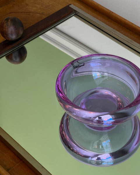 Vintage purple bowl by Pasquinucci