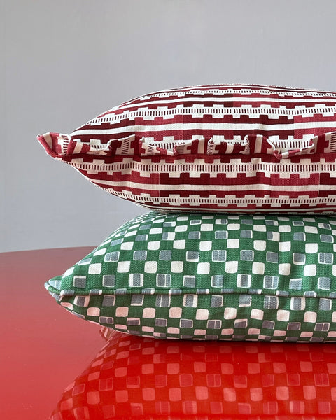 Faye cushion - Pea Green