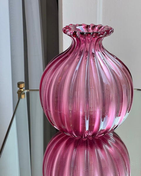 Vintage purple Murano vase