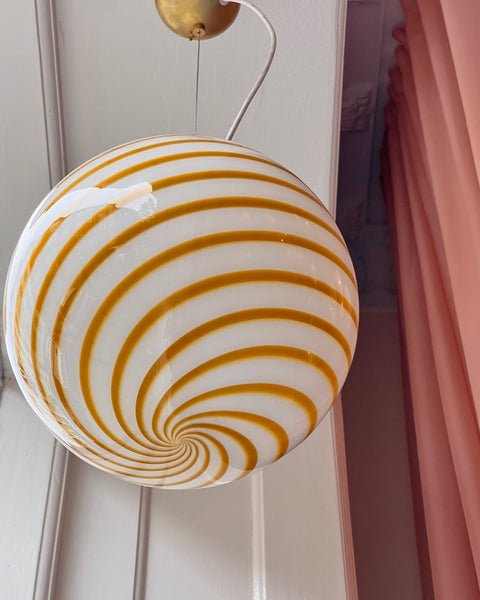 Ceiling lamp - Amber swirl (D30)