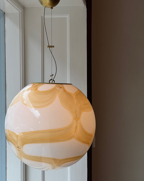 Ceiling lamp - Caramel / milky (D40)
