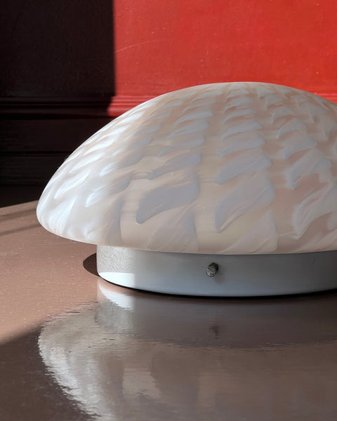 Vintage Murano blurred pink ceiling/wall lamp (D28)