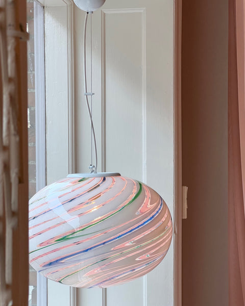 Vintage Murano Multi-coloured/transparent ceiling lamp (D45)