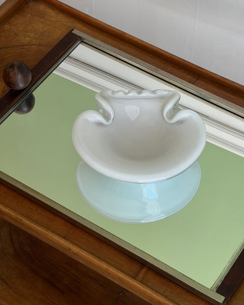 Vintage Murano shell bowl