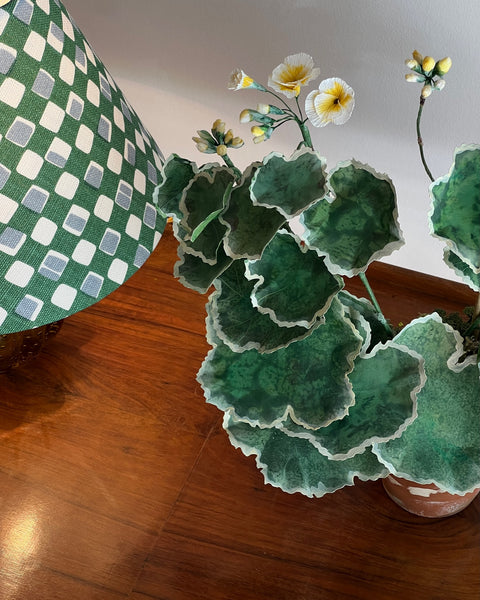 Paper flower ”Yellow pelargonium"