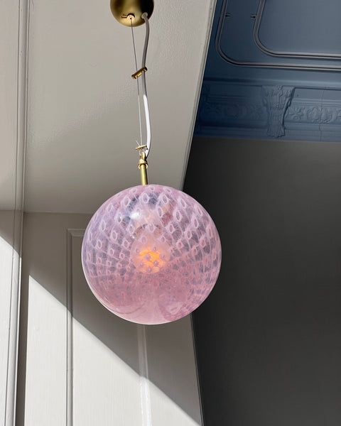 Ceiling lamp - Pink dotted (D20)