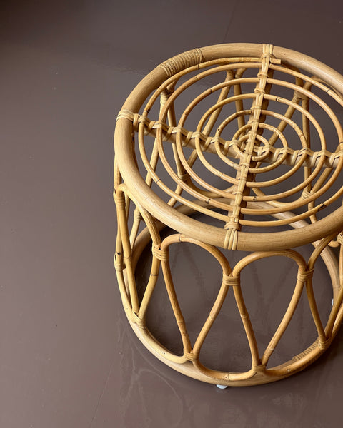 Rattan stool (without cushion) - BACK IN STOCK