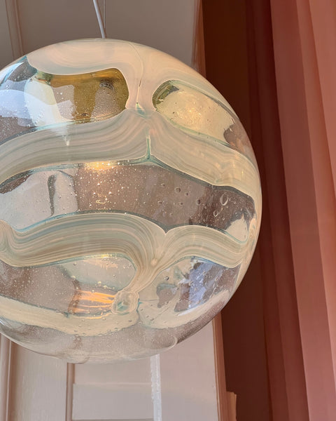 Ceiling lamp - Light blue / clear (D40)