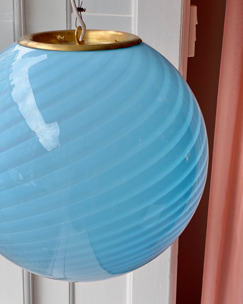 Ceiling lamp - Light blue swirl (D40)