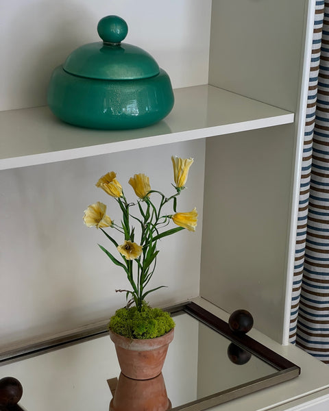 Paper flower ”Yellow Bellflower”