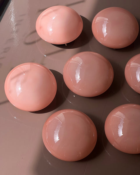 Vintage Murano peach ceiling/wall lamp (D20)