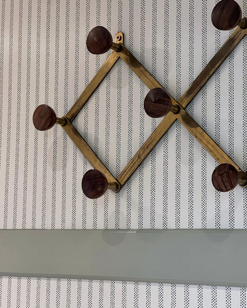 Vintage Azucena Brass Coat Hanger by Luigi Caccia Dominioni