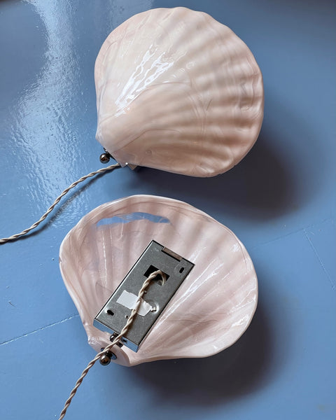 Vintage pink Murano wall lamp (2 available)