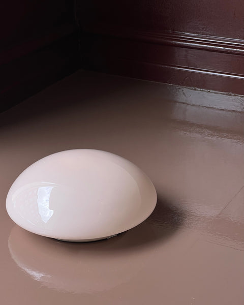 Vintage Murano light pink ceiling/wall lamp (D24)