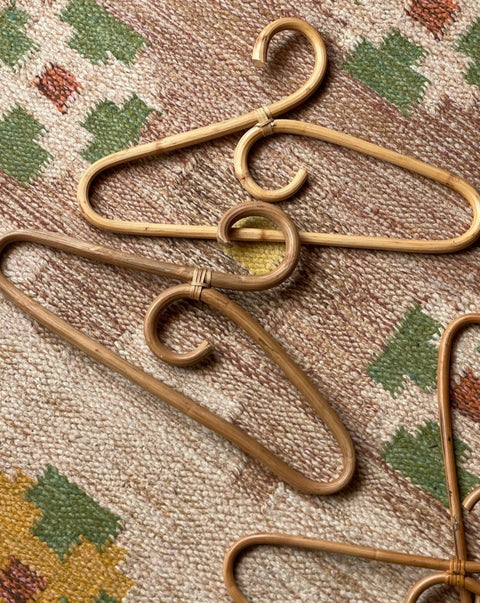 Vintage bamboo hangers