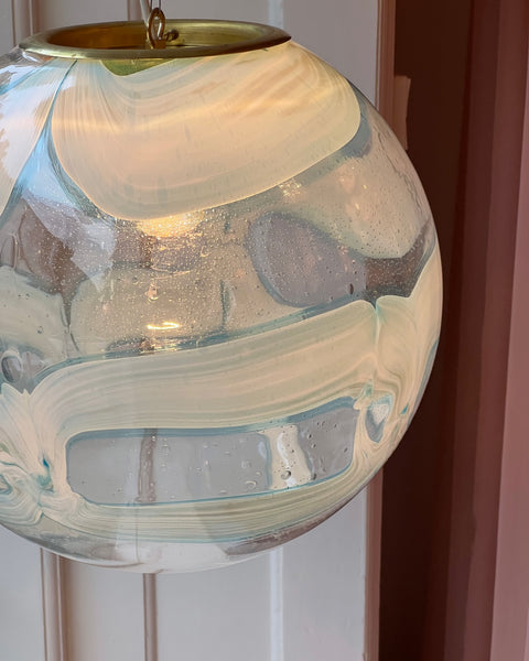 Ceiling lamp - Light blue / clear (D40)