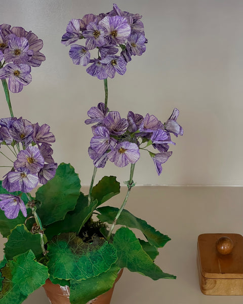 Paper flower ”Purple primrose”