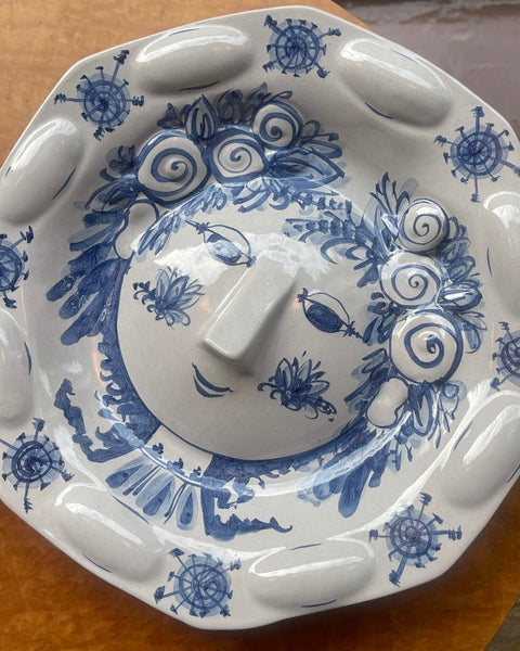 Vintage Bjørn Wiinblad ceramic wall plate