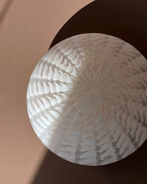 Vintage Murano blurred pink ceiling/wall lamp (D28)