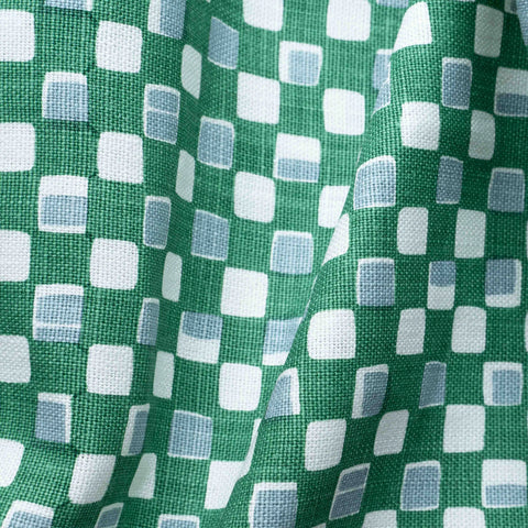 Faye ruffled cushion - Pea Green