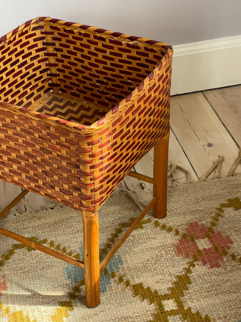 Vintage rattan stand