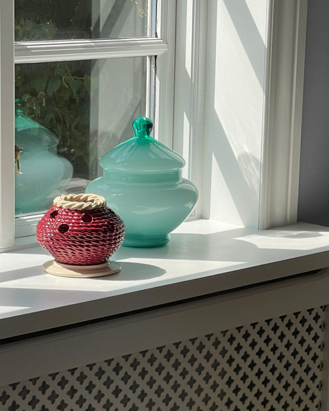 Vintage ceramic tulip vase