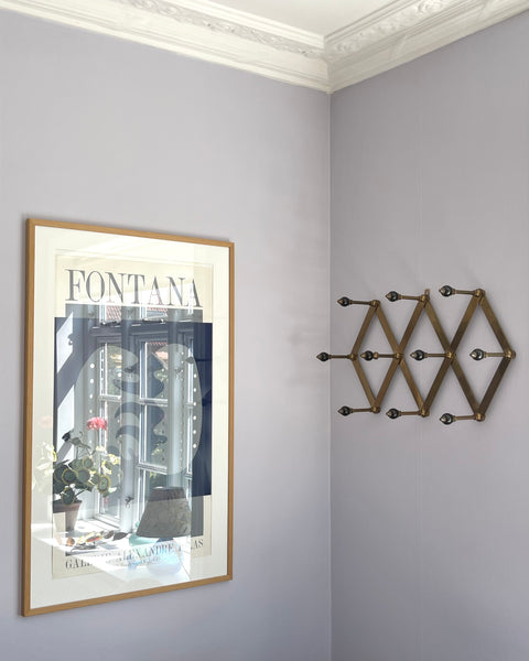 Vintage Azucena Brass Coat Hanger by Luigi Caccia Dominioni