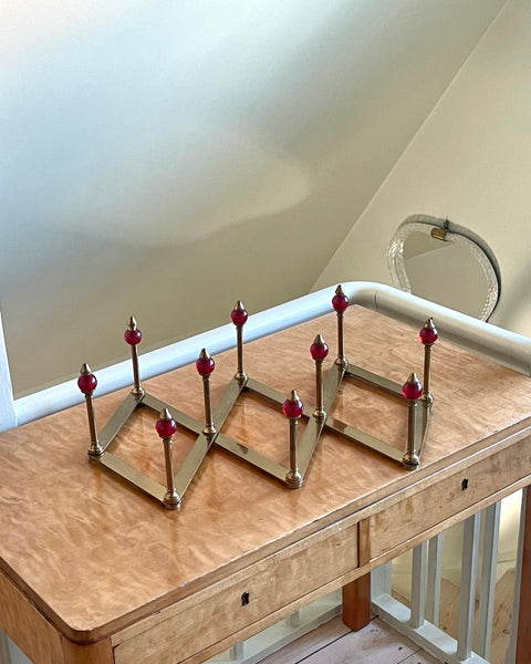 Vintage Azucena Brass Coat Hanger by Luigi Caccia Dominioni