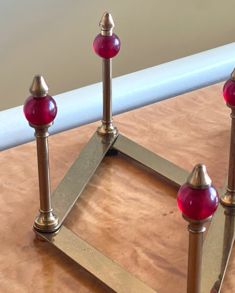 Vintage Azucena Brass Coat Hanger by Luigi Caccia Dominioni