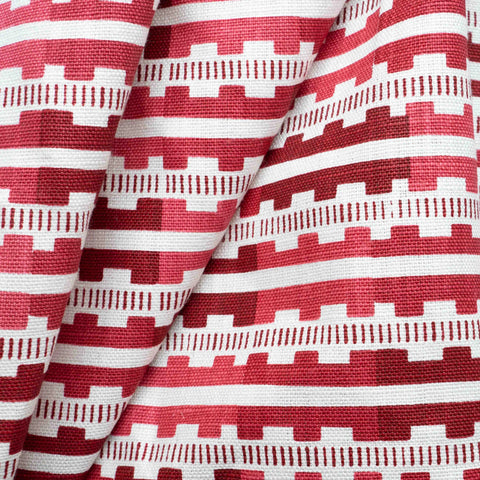 Marianne ruffled cushion - Red