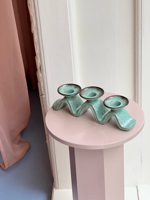 Vintage ceramic candle holder