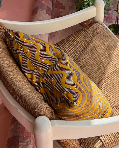 Bespoke cushion (ochre)