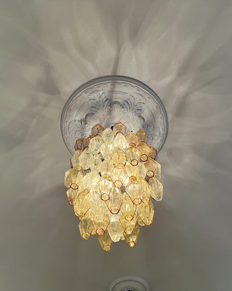 Vintage Carlo Scarpa Murano chandelier - Multi-coloured