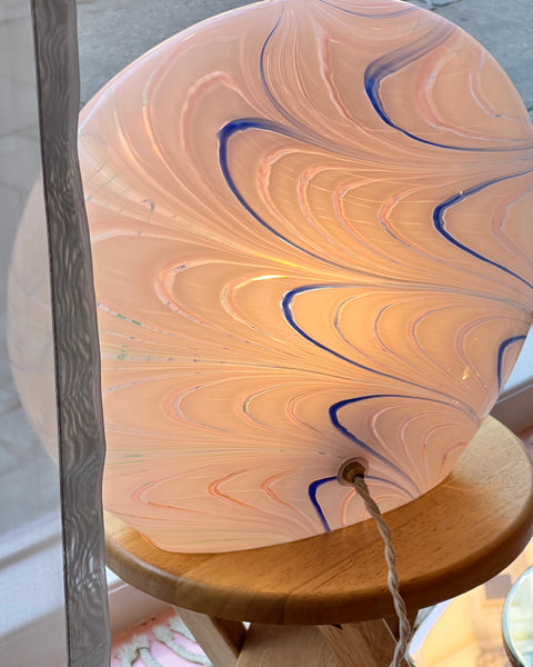 Large vintage multi-coloured Murano table lamp